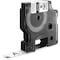 Dymo Rhino Flexible Nylon Industrial Label Tape, 0.5" x 11.5 ft, White/Black Print 18488 - alternate 2