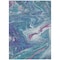 Homeroots 5' X 8' Teal Blue Purple And Pink Abstract Washable Indoor Outdoor Area Rug 602678 - alternate 4
