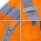 Dome75 Hi-Vis Safety Vest SM/MD Class ANSI/ISEA 107-2020 Class 2 , Zippered Front Closure 2 Pockets DV1222 - alternate 3