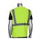 Pip ANSI Type R Class 2 Three Pocket Mesh Breakaway Vest 302-5PMVLY-3X - alternate 2