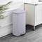 Happimess Curtis 8-Gallon Step-Open Trash Can, Gloss Gray HPM1011D - alternate 5
