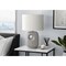 Monarch Specialties Lighting, 26"h, Table Lamp, Grey Ceramic, Ivory / Cream Shade, Contemporary, Modern I 9675 - alternate 3