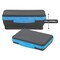 Its Academic Flexi Storage Box with Lid, Collapsible Pencil Case Design for Craft and School Supplies, Blue/Black 23133 - alternate 4