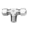 Hoke Male Branch Tee: TTM 1/8in T x 1/8in Female NPT Brass Construction 2TTM2BR - alternate 1