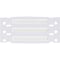 Brady Low Smoke Zero Double Sided PermaSleeve Heat Shrink Tubing, 0.094 in.x 2 in. W, 250/RL0, White 2LSZH-094-2-WT - alternate 2