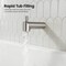 Kibi Circular Wall Mounted 1/2 in Slip-On Tub Spout with Diverter, Brushed Nickel TS102BN - alternate 5