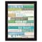 Homeroots Ocean Rules 1 Black Framed Print Wall Art 415473 - alternate 1