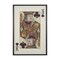 Homeroots King of Clubs Hand Painted Black Framed Illustration Wall Art 608856 - alternate 3