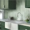 Apollo Tile Silken 2.56 in. x 15.75 in. Glossy Green Ceramic Subway Wall Tile 10.76 sqft/case, 38PK CRE88MNT2616 - alternate 7