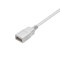 Monoprice Usb 2.0 A M To A F Cable 1.5 ft., White 8604 - alternate 3
