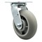 Service Caster 6 Inch SS Thermoplastic Rubber Wheel Swivel Caster with Ball Bearing SCC SCC-SS30S620-TPRBD - alternate 1