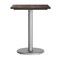Flash Furniture 30" x 24" Outdoor Tabletop, Dark Brown, Seamless Surface Technology, 18" Round Silver Cast Iron Base ST-REC2430-WBR-TR18S-GG - alternate 2