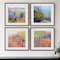 Homeroots Set Of Four Beyond Brown Framed Print Wall Art, 4PK 525139 - alternate 3