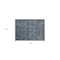 Homeroots 2' X 3' Navy and Black Oriental Washable Non Skid Indoor Outdoor Area Rug 563826 - alternate 4