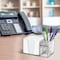 Acrimet Desktop Organizer Pencil, Pen, Paper, Clip, Caddy Holder (Plastic) (Paper Included) (Crystal Color) 954.3 - alternate 3