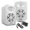 Pyle PyleUsa Bluetooth Indoor Outdoor Speakers Pair PDWRBT56WT - alternate 1