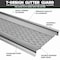 Waterlock Goldguard 5" K-Style & Box Gutters, Aluminum/SS Gutter Guard, White, 1ft Sample WG-5KS-001-WHT - alternate 2