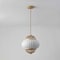 Vidalite Hikari 1-Light Pendant with Woven Bamboo & White Fabric Shade, Adjustable Hanging Height CE1009197 - alternate 2