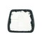 Uni Pro Backrest Cushion, Fits 600 Seat, Gray Fabric 7756 - alternate 3