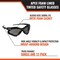 Malta Dynamics APEX Foam-Lined Safety Glasses-ANSI Z87.1 Spoggles, Anti Scratch Protective Eyewear (Tinted), 12PK SG1210-12 - alternate 2