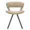Leisuremod Wooden Dining Chair Modern style Nymia Collection Washed Walnut in Taupe NCWW-22TP - alternate 4