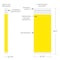 C-Line Products 3/4" x 10" Yellow DuPont Tyvek Security Wristbands, 100/PK 89106 - alternate 4