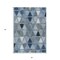 Homeroots 3' X 5' Denim Blue And Sky Blue Geometric Washable Indoor Outdoor Area Rug 583022 - alternate 3