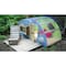 Tuftex Seacoaster 26''x8 ' Crystal Clear w/Light Blue Tint Round Wave Vinyl Corrugated Panels 1214A - alternate 2