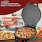 Brentwood Industries 1200 Watt 12 Inch Non Stick Pizza Maker and Grill in Red TS-124R - alternate 3
