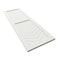 Ekena Millwork True Fit PVC Two Panel Chevron Modern Style Fixed Mount Shutters, Unfinished, 12W x 77H, PR TFP101CV12X077UN - alternate 6
