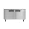Koolmore 60 in. Two-Door Commercial Undercounter Freezer in Stainless Steel with Casters, KM-UCF-15SS KM-UCF-15SS - alternate 1