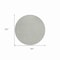 Homeroots 8' Ivory And Black Round Floral Washable Indoor Outdoor Area Rug 610656 - alternate 4
