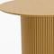 Homeroots 46" Brown Solid Wood Pedestal Base Round Top Dining Table 720971 - alternate 2