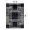 World Rug Gallery Bohemian Lines Area Rug 7 ft 10 in x 10 ft Black WR104BLACK8X10 - alternate 3