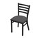 Holland Bar Stool Co 400 Jackie 18" Chair with Black Wrinkle Finish and Canter Storm Seat 40018BW004 - alternate 1