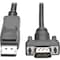 Tripp Lite 3FT DISPLAYPORT TO VGA ADAPTER ACTIVE CONVERTER CABLE LATCHES DP TO HD15 DPORT 1 P581-003-VGA-V2 - alternate 1
