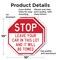 Signmission Stop Leave Your Car in This Lot and, 10 inch X 10 inch, Aluminum Metal Signs, 2PK OC-A-2PACK-10-320 - alternate 4
