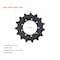Mytee Products 15 Teeth Drive Sprocket for Kubota Vehicle Replaces V0511-21110, V05210-1110 TDSRT-V0511-21110 - alternate 5
