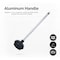 Neiko Toilet Plunger with Patented All-Angle Design, Aluminum Handle, Black, 1-Pack 60166A-ASB - alternate 3