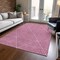 Homeroots 5' X 8' Blush And Ivory Geometric Washable Indoor Outdoor Area Rug 612113 - alternate 6