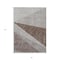 Homeroots 5' X 8' Gray Silver And Taupe Geometric Washable Indoor Outdoor Area Rug 582471 - alternate 5