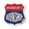 Signmission Brandon's Workshop, 18 Inch X 18 Inch, Vinyl Decal SHI-D-18-489-BRANDON - alternate 1