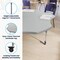 Flash Furniture Commercial Adjustable Height Flower Activity Table with Locking Casters-Gray XU-A60-FLR-GRY-T-A-CAS-GG - alternate 6
