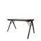 Homeroots 53" Walnut Wood Trestle Base Dining Table 716287 - alternate 1