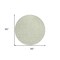 Homeroots 8' Artichoke Green And Ivory Round Geometric Washable Indoor Outdoor Area Rug 602403 - alternate 4