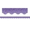 Teacher Created Resources Purple Sparkle Scalloped Border Trim, 35 Feet Per Pack, 6PK TCR8793 - alternate 2