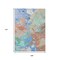Homeroots 9' X 12' Coral Teal Blue And Mint Green Abstract Washable Indoor Outdoor Area Rug 618542 - alternate 3