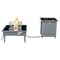 Leisuremod Walbrooke Patio Square Fire Pit and Tank Holder with Slats Design, Grey WGRS-27-20-GL - alternate 1