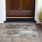 Homeroots 2' X 3' Taupe and Gray Abstract Washable Non Skid Indoor Outdoor Area Rug 563610 - alternate 2