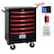 Wrightmaster 22 in. W x 13.6 in. D 6-Drawer Metal Roller Cabinet Tool Chest in Black ZR-245253 - alternate 5